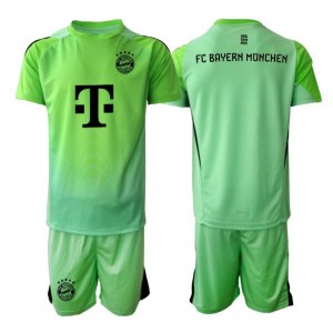 Fotbalové Dres Bayern Munich Brankářské Dětské Domácí Oblečení 2025-26 Krátký Rukáv (+ trenýrky)
